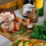Garlic Pork Roast (Guyanese Christmas Style)
