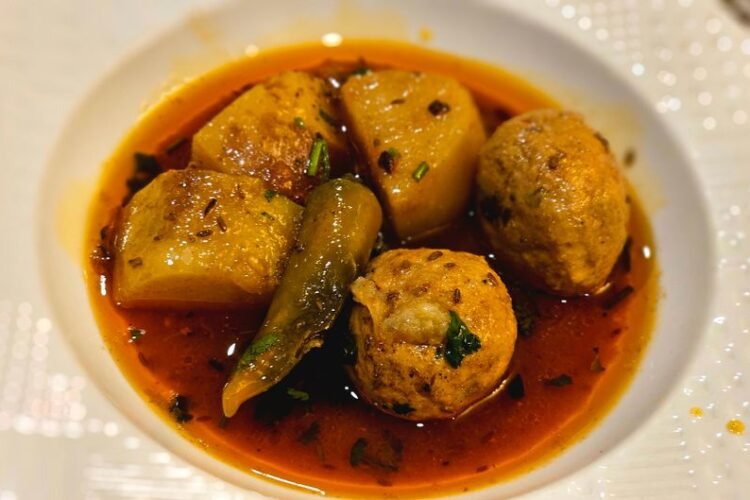 Gatte ki Sabzi (Chickpea Dumplings in Spiced Yogurt Curry)