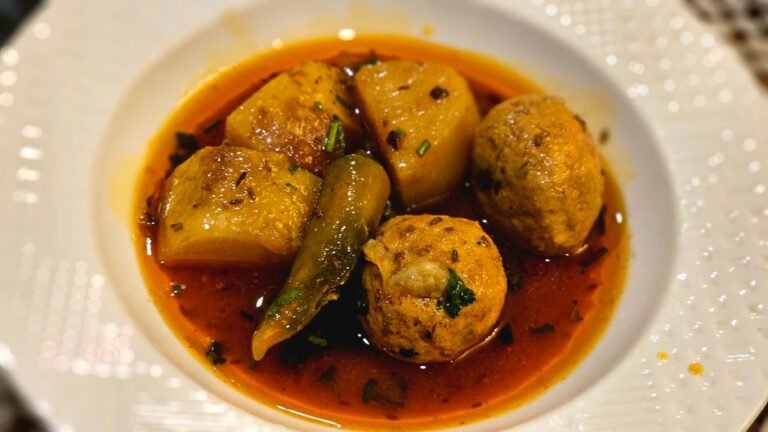 Gatte ki Sabzi (Chickpea Dumplings in Spiced Yogurt Curry)