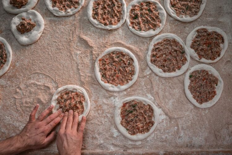Gaziantep-Style Spiced Lamb Turkish Flatbread