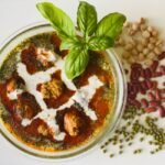 Georgian Red Bean Soup with Walnuts and Herbs