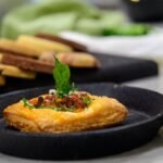 German Caramelized Onion Tart with Bacon