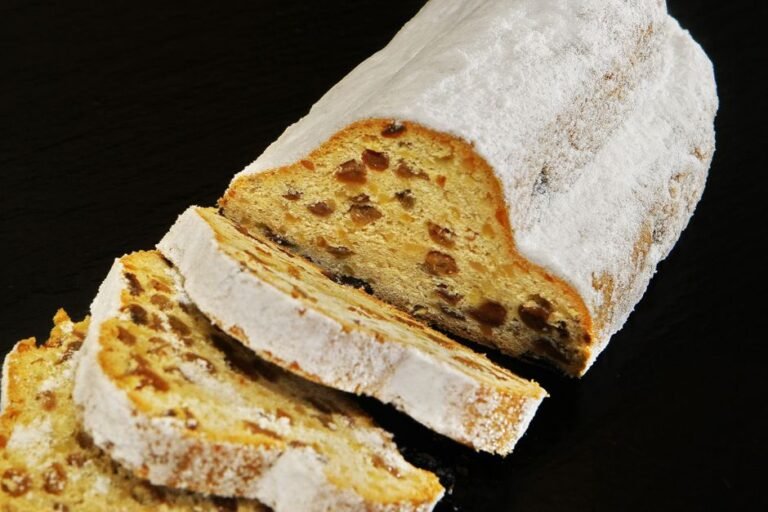 German Christmas Stollen Fruit Bread