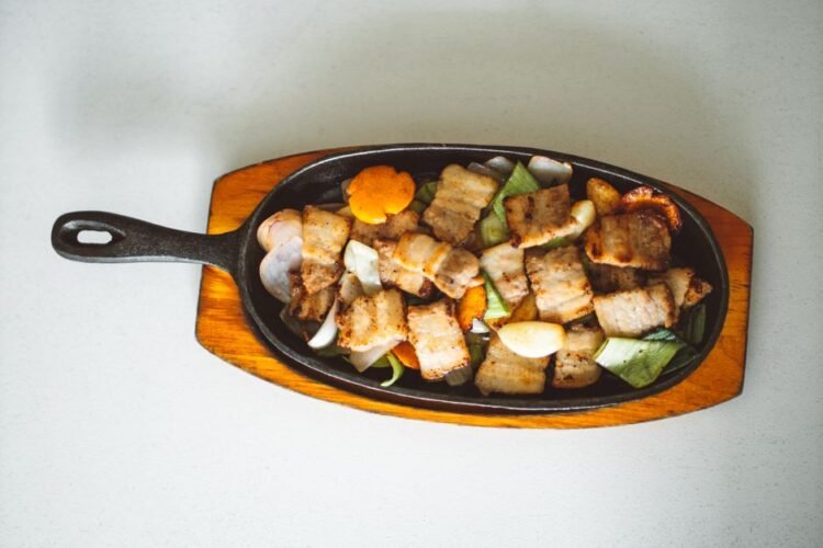 German Kassler Smoked Pork Chops with Apple and Onion Pan Sauce