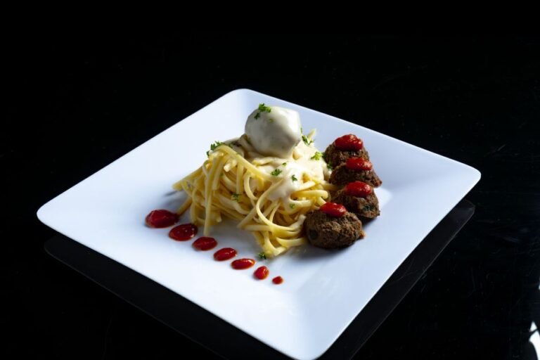 German Meatballs in Caper Cream Sauce