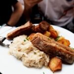 German Roast Pork with Caramelized Onions and Beer Gravy