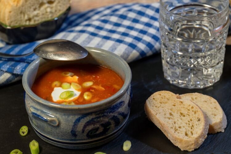 German Split Pea Soup with Smoked Pork
