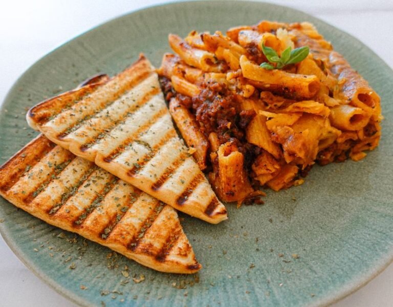 Greek Hilopites Egg Pasta Bake with Tomatoes and Feta