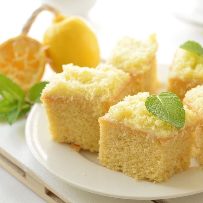 Greek Semolina Cake with Lemon Syrup