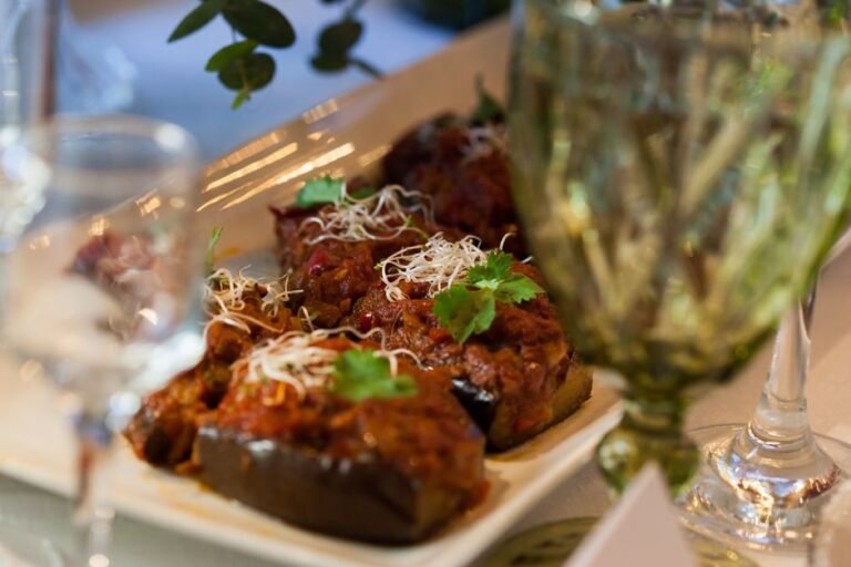 Greek-Style Stuffed Eggplants in Olive Oil