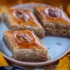 Greek Walnut Cake with Honey and Cinnamon Syrup