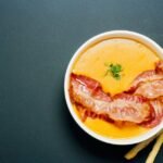 Guadalajara Beef and Bacon Soup with Tomatillo Broth