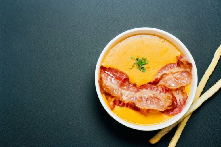 Guadalajara Beef and Bacon Soup with Tomatillo Broth