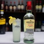 Guadeloupean White Rum and Lime Cocktail