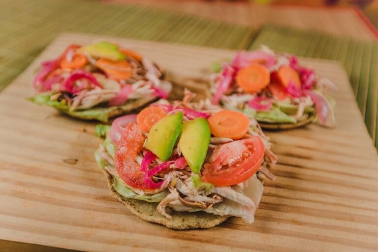 Guatemalan Crispy Tortilla Tostadas