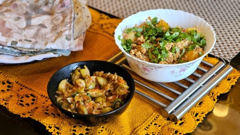 Gujarati Garlic Eggplant Curry