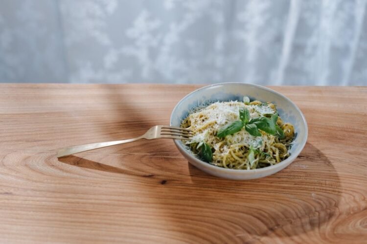 Hand-Rolled Ligurian Twisted Pasta with Basil Pesto