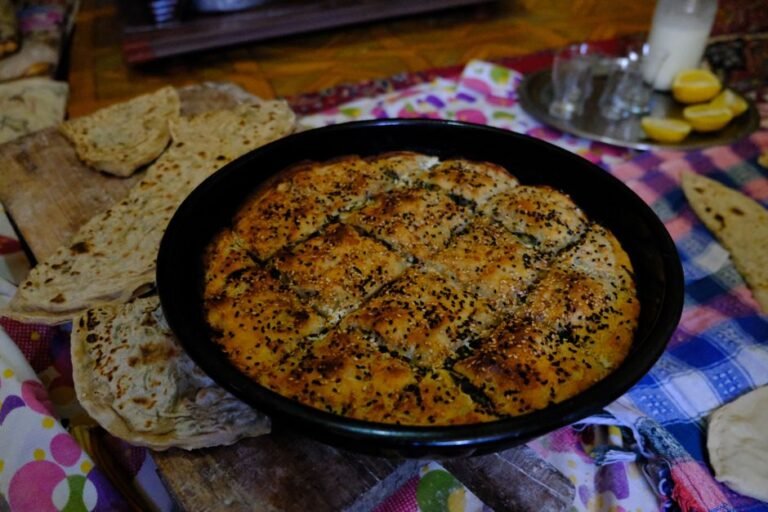 Homemade Moroccan Round Flatbread