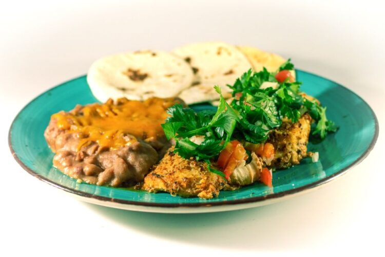 Honduran Bean and Cheese Stuffed Flour Tortillas