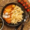 Hungarian Beef Paprika Ragout with Buttered Egg Dumplings