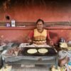 Indian Keema Stuffed Naan Bread