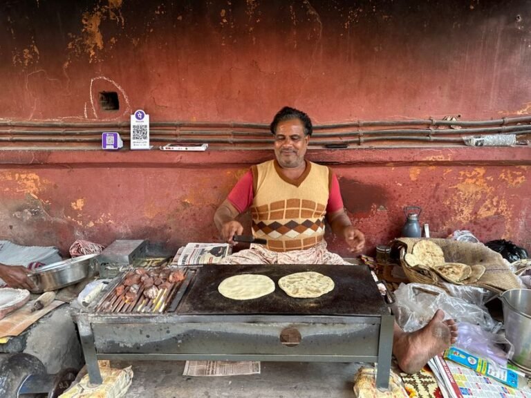 Indian Keema Stuffed Naan Bread