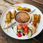 Indonesian Chicken Satay with Peanut Sauce