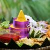 Indonesian Cone-Shaped Celebration Rice with Aromatic Sides