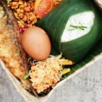 Indonesian Spiced Steamed Fish Parcels in Banana Leaf
