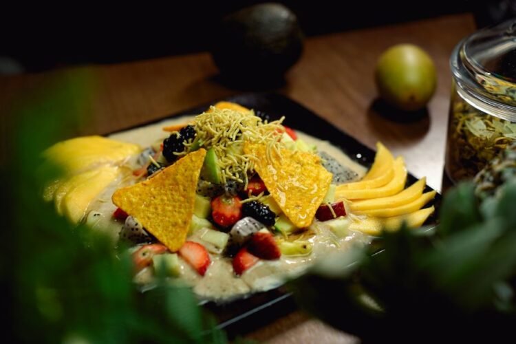 Indonesian Spicy Fruit Salad with Palm Sugar Dressing