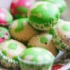 Indonesian Steamed Mini Pandan Cupcakes
