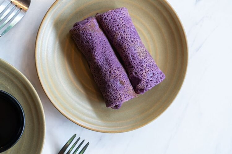 Indonesian Taro Steamed Layer Cake