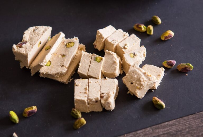 Iranian Saffron Wheat Halva