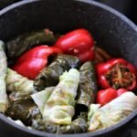 Iranian Stuffed Bell Peppers with Spiced Meat and Rice