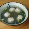 Iraqi Lemon Soup with Semolina Meat Dumplings