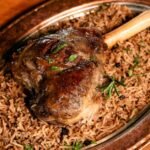 Iraqi Quzi Slow Roasted Lamb with Spiced Basmati Rice