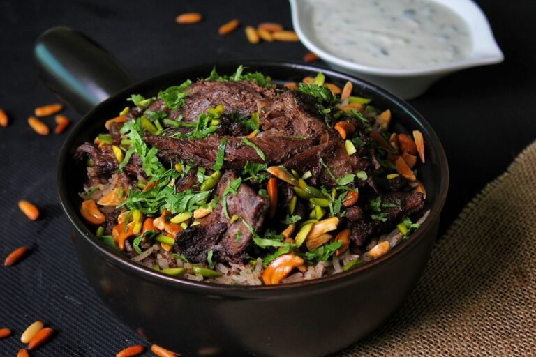 Iraqi-Style Spiced Minced Meat and Basmati Rice
