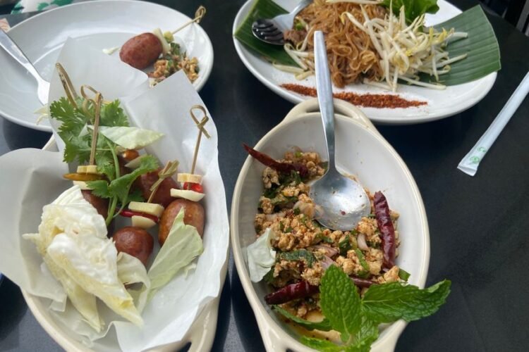 Isaan Style Pork Larb with Toasted Rice