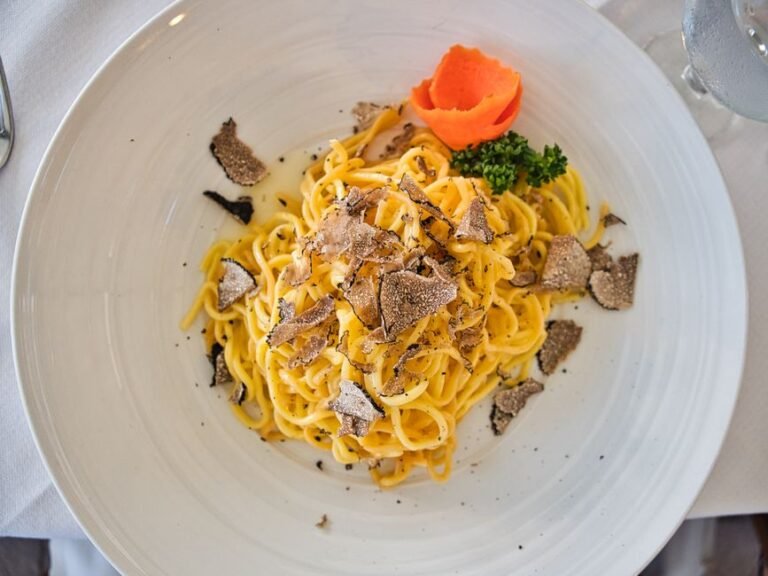 Istrian Hand-Rolled Pasta with Black Truffles