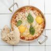 Italian Eggs Poached in Spicy Tomato Sauce
