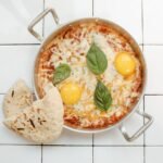 Italian Eggs Poached in Spicy Tomato Sauce