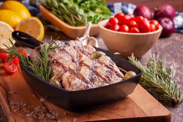 Italian Roast Kid Goat with Rosemary, Garlic, and Lemon