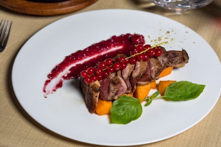 Italian Roasted Duck Breast with Balsamic and Rosemary Glaze
