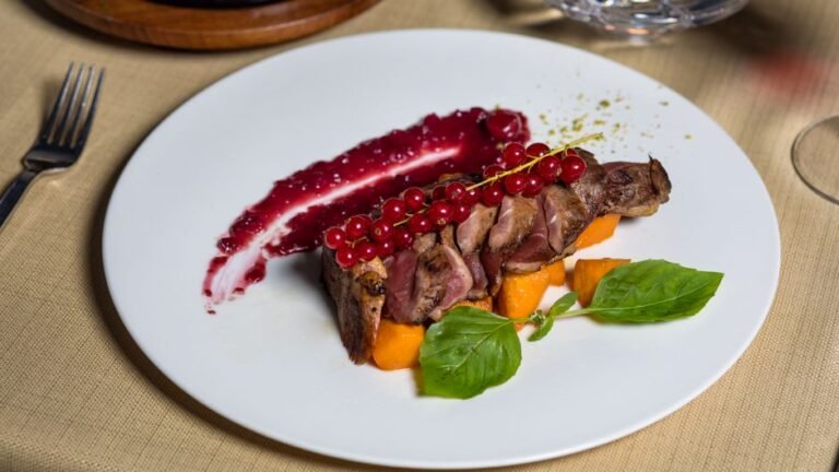 Italian Roasted Duck Breast with Balsamic and Rosemary Glaze