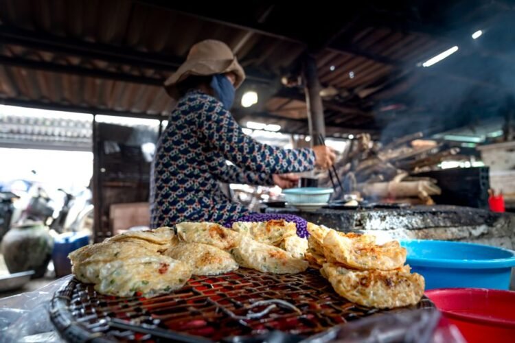 Jakarta Spiced Coconut Omelette over Sticky Rice