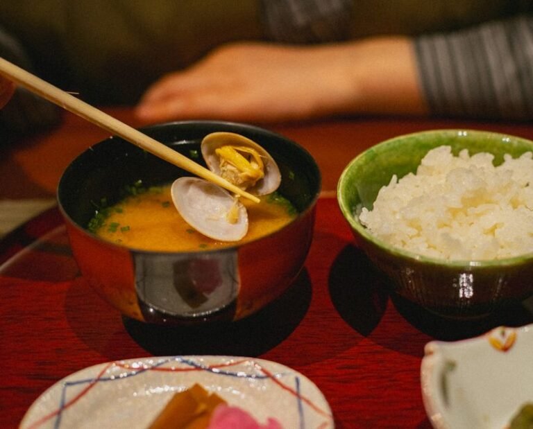 Japanese Chicken and Egg Drop Rice Soup