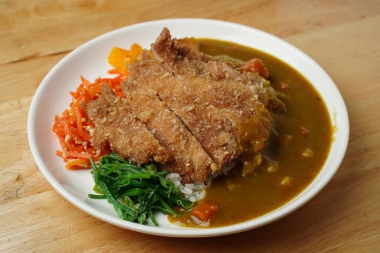 Japanese Curry Rice with Crispy Pork Cutlet