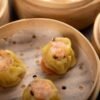 Japanese Pork and Shrimp Shumai with Ponzu-Karashi Dip