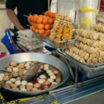 Japanese Rice Dumplings with Sweet Soy Glaze