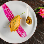 Jodhpuri Stuffed Chili Fritters